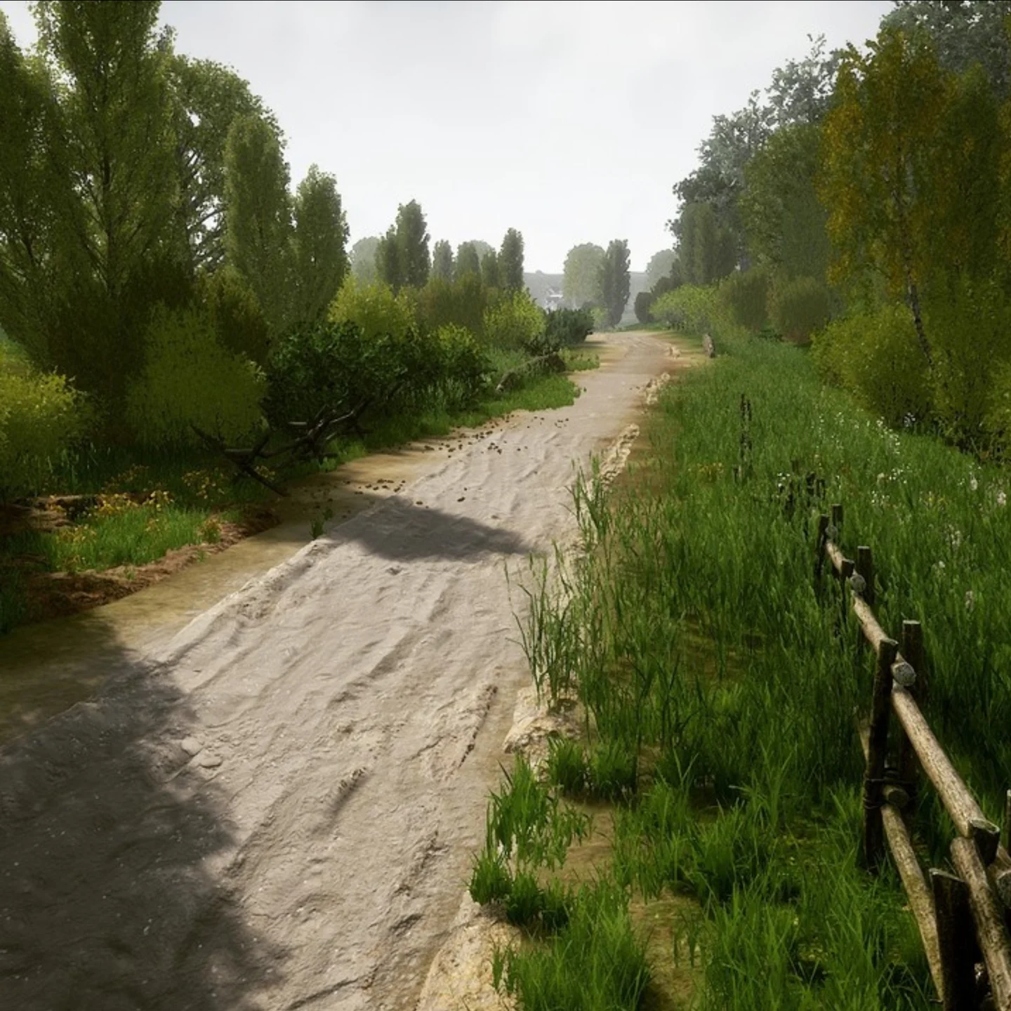The road beyond in the Hereford 1642 game